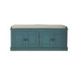 Laughlin Antique Blue Storage Bench by Home Decorators Collection