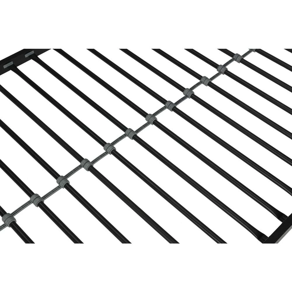 Lila Black Metal Twin Daybed with Trundle by DHP - Image 10