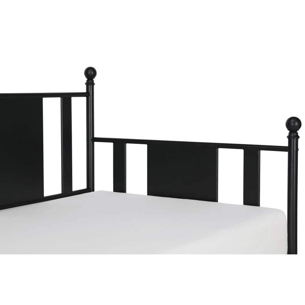 Lila Black Metal Twin Daybed with Trundle by DHP - Image 6