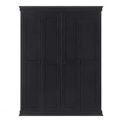 Mansell Black Wood Accent Storage Cabinet (78" H x 60" W) by Home Decorators Collection
