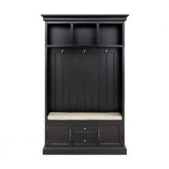 Royce Black 49 in. Hall Tree by Home Decorators Collection