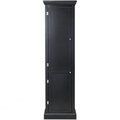Prescott Black Modular Kitchen Pantry with 2-Doors by Home Decorators Collection