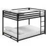 Mabel Black Metal Full Over Full Bunk Bed by DHP