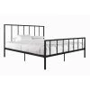 Skye Black Metal King Size Bed by DHP