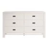 Calden Bright White 6-Drawer Dresser (36 in. H x 60 in. W x 18 in. D) by Home Decorators Collection