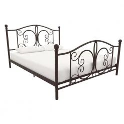 Betty Bronze Metal Queen Bed by DHP