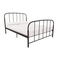 Lilia 62 in. Bronze Metal Queen Bed by DHP