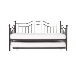 Tokyo Brushed Bronze Trundle Day Bed by DHP
