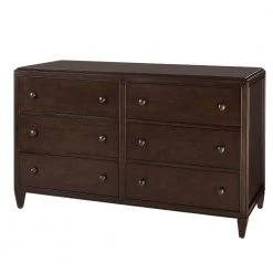 Bonterra 6-Drawer Chocolate Dresser (56.69 in. W x 24.41 in. D x 35.85 in H) by Home Decorators Collection