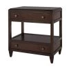 Bonterra 2-Drawer Chocolate Nightstand (32.5 in. W x 21.65 in. D x 30.25 in. H) by Home Decorators Collection