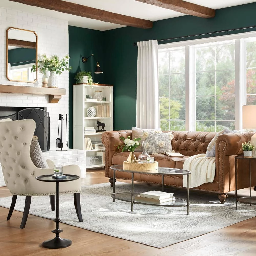 Bellkirk Round Dark Bronze Metal Accent Table (14.5 in. W x 22.25 in. H) by Home Decorators Collection - Image 10