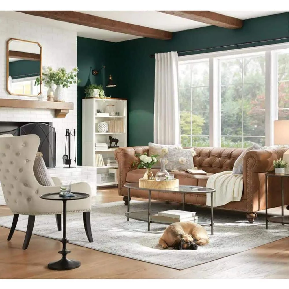 Bellkirk Round Dark Bronze Metal Accent Table (14.5 in. W x 22.25 in. H) by Home Decorators Collection - Image 15