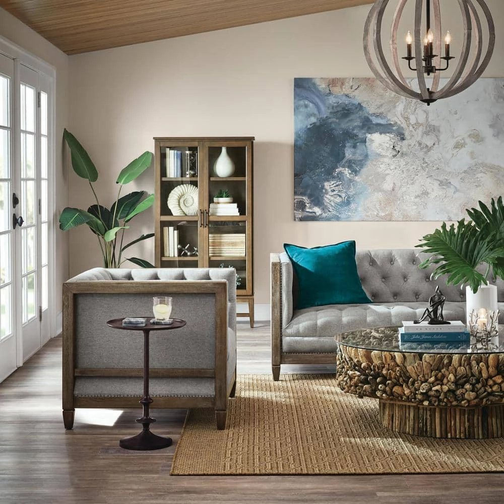 Bellkirk Round Dark Bronze Metal Accent Table (14.5 in. W x 22.25 in. H) by Home Decorators Collection - Image 6