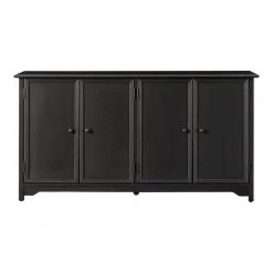 Bradstone 4 Door Dark Charcoal Storage Console by Home Decorators Collection