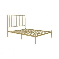 Gracie Gold Modern Metal Queen Bed by DHP