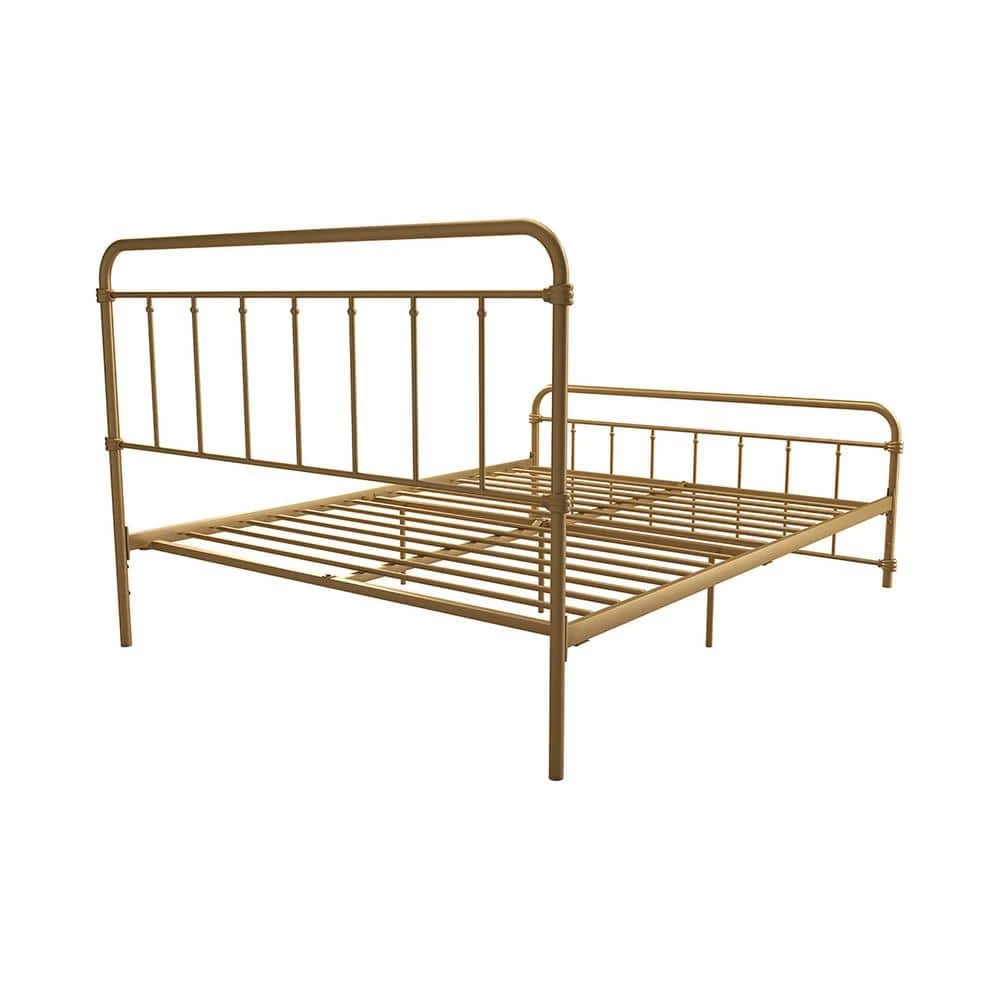 Windsor Gold Full Metal Bed by DHP - Image 4