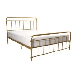 Windsor Gold Full Metal Bed by DHP