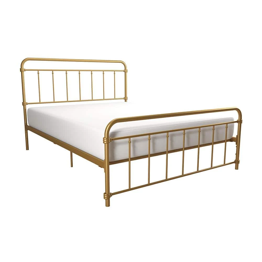 Windsor Gold Full Metal Bed by DHP