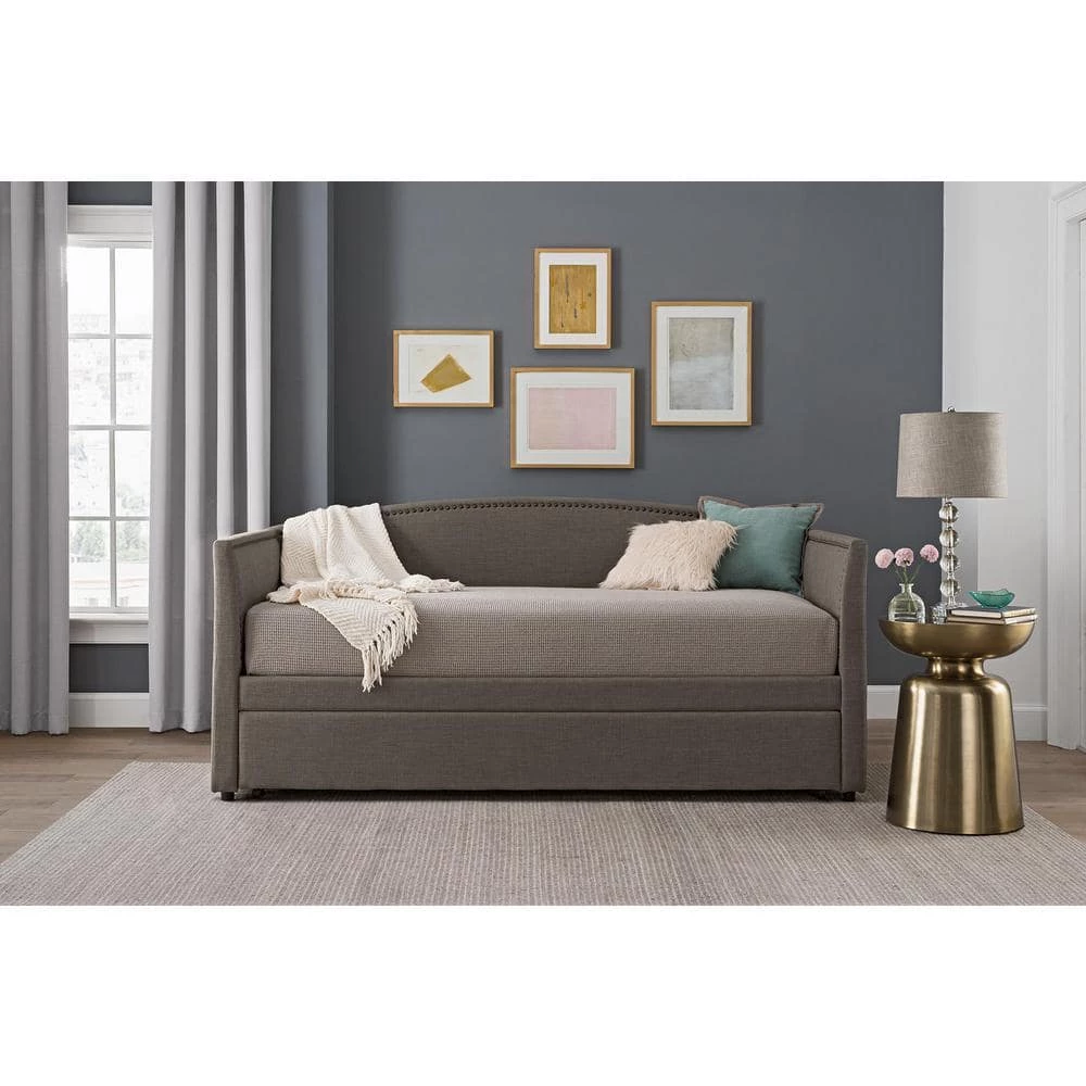 Carolina Gray Linen Daybed by DHP - Image 9