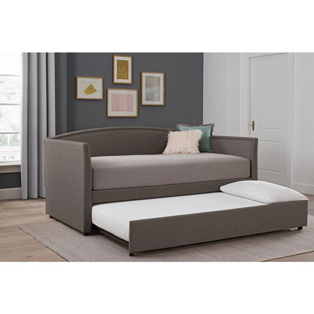 Carolina Gray Linen Daybed by DHP - Image 2