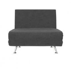 Larah Gray Microfiber Seater Flip Chair by DHP