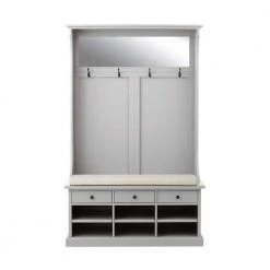 Hampton Grey Hall Tree by Home Decorators Collection