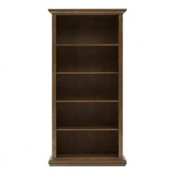 Eldridge 72 in. H Haze Color 5-Shelf Tall Standard Bookcase by Home Decorators Collection
