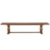 Eldridge - Trestle Dining Bench in Haze by Home Decorators Collection
