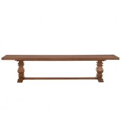 Eldridge - Trestle Dining Bench in Haze by Home Decorators Collection