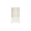 61.1 in. Ivory Wood 3-shelf Standard Bookcase with Adjustable Shelves by Home Decorators Collection