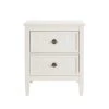 Marsden Ivory 2-Drawer Cane Nightstand by Home Decorators Collection
