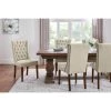 Dorbrook Diamond-Tufted Upholstered Dining Chairs in Oatmeal (Set of 2) by Home Decorators Collection