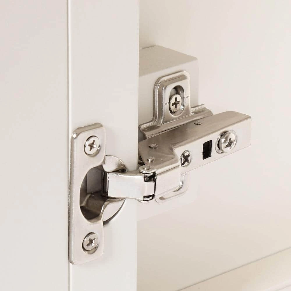 Hamilton 72 in. Polar White 4-shelf Bookcase with 2-Doors by Home Decorators Collection - Image 12