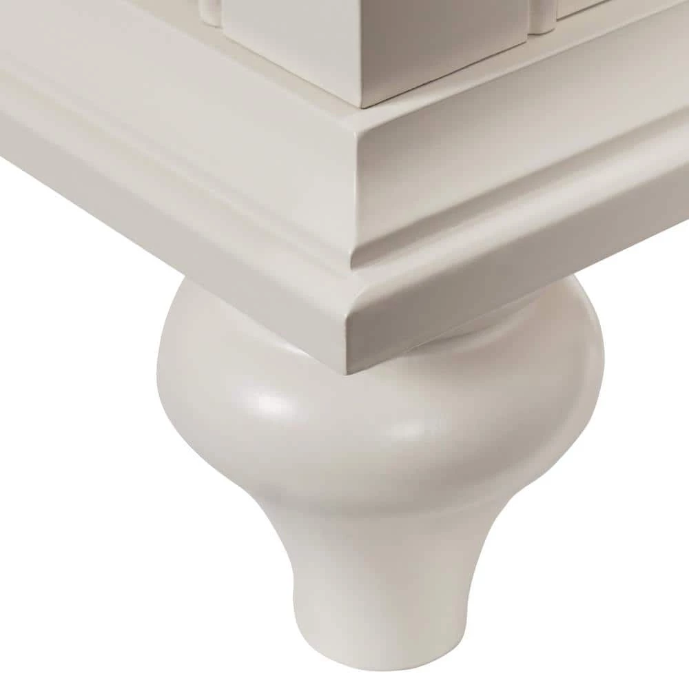 Hamilton 47 in. Polar White Wood Console Table with Drawers by Home Decorators Collection - Image 10