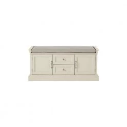 Royce Polar White Storage Bench by Home Decorators Collection