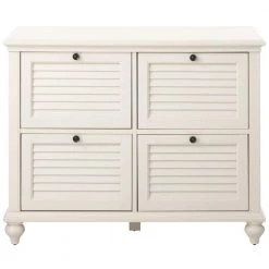 Hamilton Polar White 4-Drawer File Cabinet by Home Decorators Collection