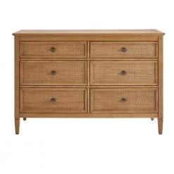 Marsden Patina Finish 6-Drawer Cane Dresser (54 in W. X 36 in H.) by Home Decorators Collection