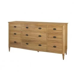 Ashdale 9-Drawer Patina Dresser (66.5 in. W x 20 in. D x 35.5 in. H) by Home Decorators Collection