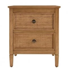 Marsden Patina Finish 2-Drawer Cane Nightstand by Home Decorators Collection