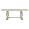 Kingsley Sandblasted White Dining Table by Home Decorators Collection