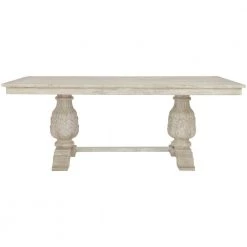 Kingsley Sandblasted White Dining Table by Home Decorators Collection
