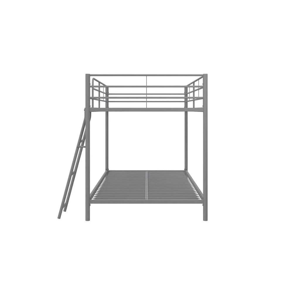 Fulton Silver Metal Twin Over Twin Bunk Bed by DHP - Image 7