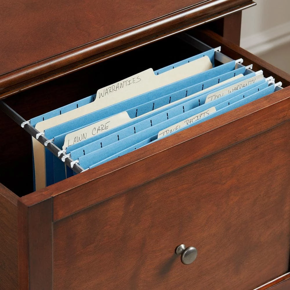 Royce Smokey Brown Wood 2 Drawer File Cabinet (23.5 in. W x 31 in. H) by Home Decorators Collection - Image 5