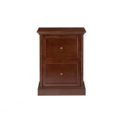 Royce Smokey Brown Wood 2 Drawer File Cabinet (23.5 in. W x 31 in. H) by Home Decorators Collection