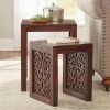 Maharaja Walnut 2-Piece Nesting End Table by Home Decorators Collection