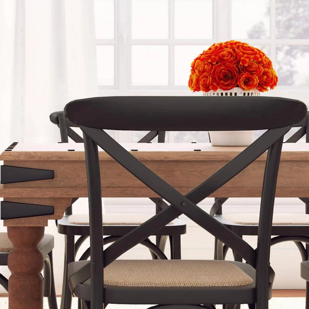 Fields Weathered Brown Dining Table by Home Decorators Collection - Image 5