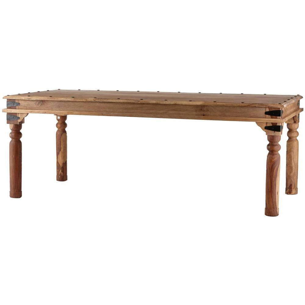 Fields Weathered Brown Dining Table by Home Decorators Collection - Image 11