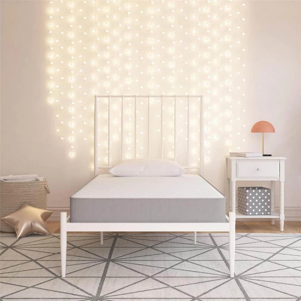 Little Seeds Moonglow 6 in. Reversible Bonnell Coil Mattress, Twin by DHP - Image 8