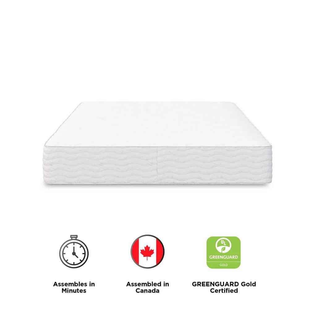 Sleep 6 in. Firm Thermobonded High Density Polyester Fill Tight Top Twin Size Mattress by DHP - Image 10