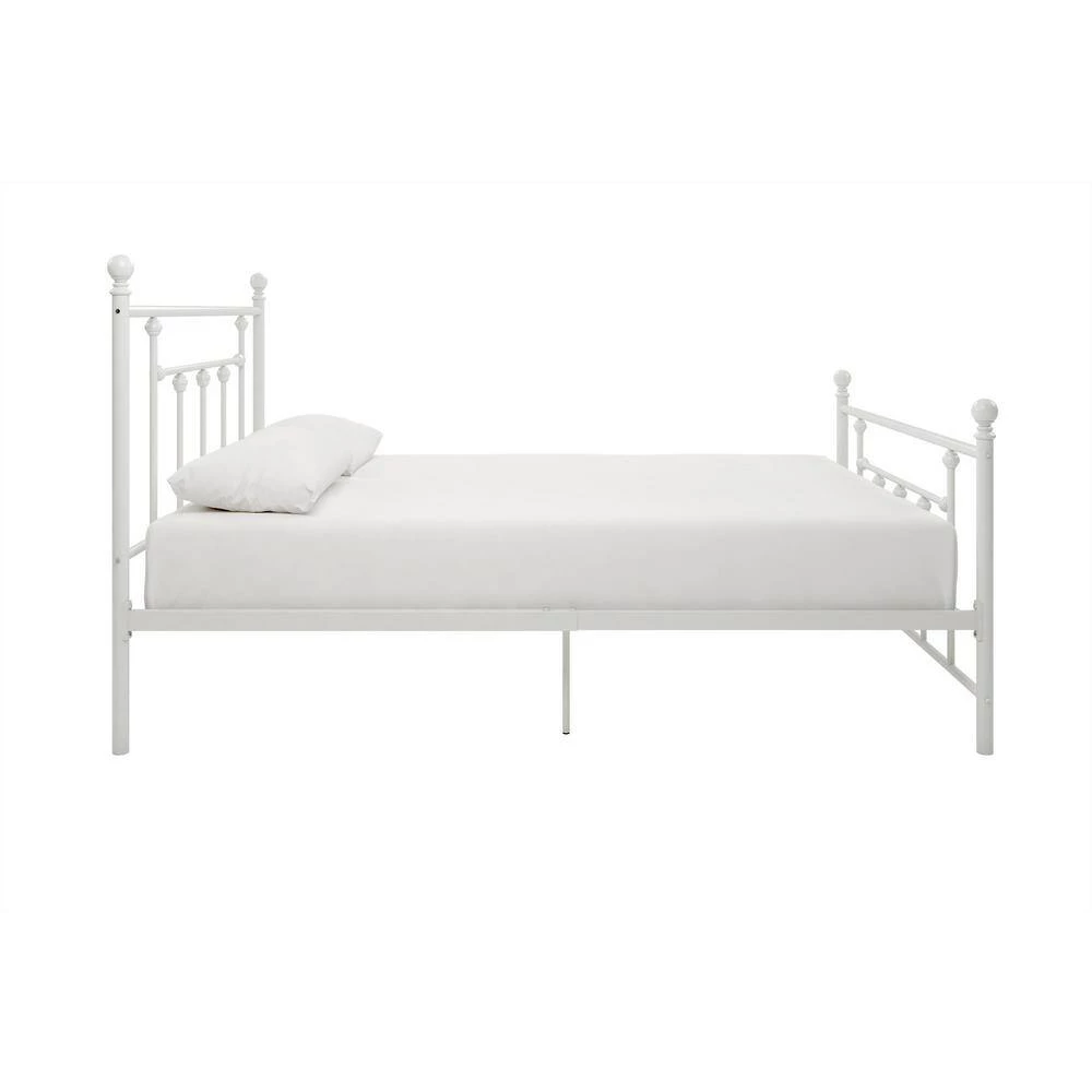 Mia White FullMetal Bed Frame by DHP - Image 3